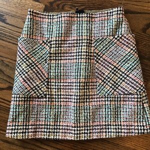 Plaid mini skirt